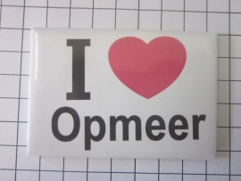 015 Magneet I love Opmeer