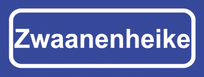 Koelkastmagneet plaatsnaambord Zwaanenheike