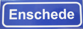 Koelkastmagneet plaatsnaambord Enschede