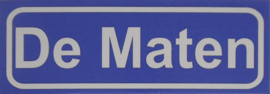 Koelkastmagneet plaatsnaambord De Maten