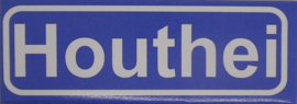 Koelkastmagneet plaatsnaambord Houthei