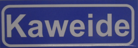 Koelkastmagneet plaatsnaambord Kaweide