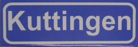 Koelkastmagneet plaatsnaambord Kuttingen