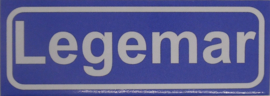 Koelkastmagneet plaatsnaambord Legemar