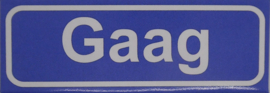 Koelkastmagneet plaatsnaambord Gaag