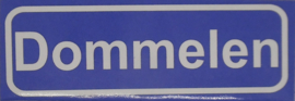 Koelkastmagneet plaatsnaambord Dommelen
