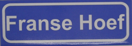 Koelkastmagneet plaatsnaambord Franse Hoef
