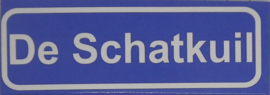 Koelkastmagneet plaatsnaambord De Schatkuil
