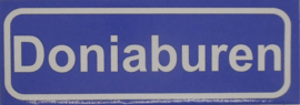 Koelkastmagneet plaatsnaambord Doniaburen