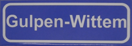 Koelkastmagneet plaatsnaambord Gulpen-Wittem