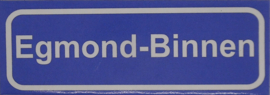 Koelkastmagneet plaatsnaambord Egmond-Binnen