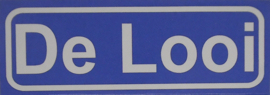 Koelkastmagneet plaatsnaambord De Looi