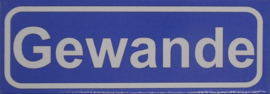 Koelkastmagneet plaatsnaambord Gewande