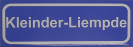Koelkastmagneet plaatsnaambord Kleinder-Liempde