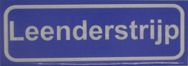 Koelkastmagneet plaatsnaambord Leenderstrijp