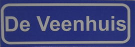 Koelkastmagneet plaatsnaambord De Veenhuis