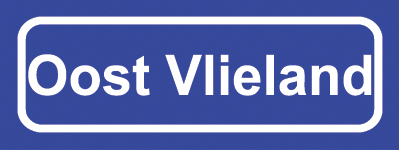 Koelkastmagneet plaatsnaambord Oost Vlieland