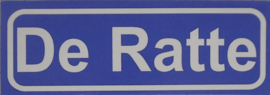 Koelkastmagneet plaatsnaambord De Ratte