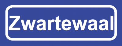 Koelkastmagneet plaatsnaambord Zwartewaal