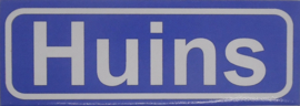 Koelkastmagneet plaatsnaambord Huins