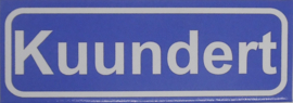 Koelkastmagneet plaatsnaambord Kuundert