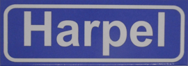 Koelkastmagneet plaatsnaambord Harpel