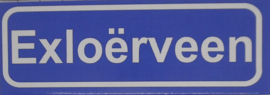 Koelkastmagneet plaatsnaambord Exloerveen