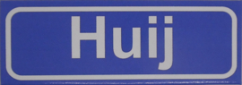 Koelkastmagneet plaatsnaambord Huij