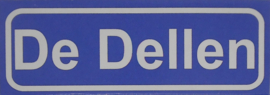 Koelkastmagneet plaatsnaambord De Dellen