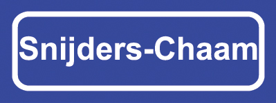 Koelkastmagneet plaatsnaambord Snijders-chaam
