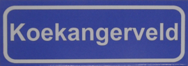 Koelkastmagneet plaatsnaambord Koekangerveld