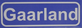 Koelkastmagneet plaatsnaambord Gaarland