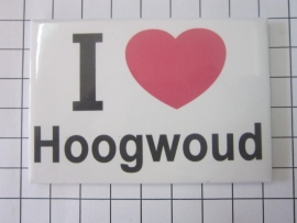 019 magneet I love Hoogwoud
