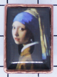 PIN 302 pin meisje parel van Johannes Vermeer