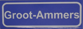 Koelkastmagneet plaatsnaambord Groot-Ammers