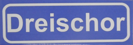 Koelkastmagneet plaatsnaambord Dreischor