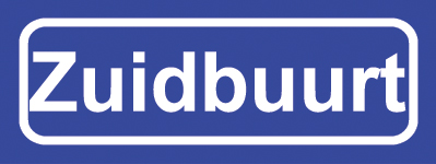 Koelkastmagneet plaatsnaambord Zuidbuurt