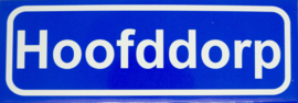 Koelkastmagneet plaatsnaambord Hoofddorp