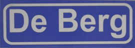Koelkastmagneet plaatsnaambord De Berg