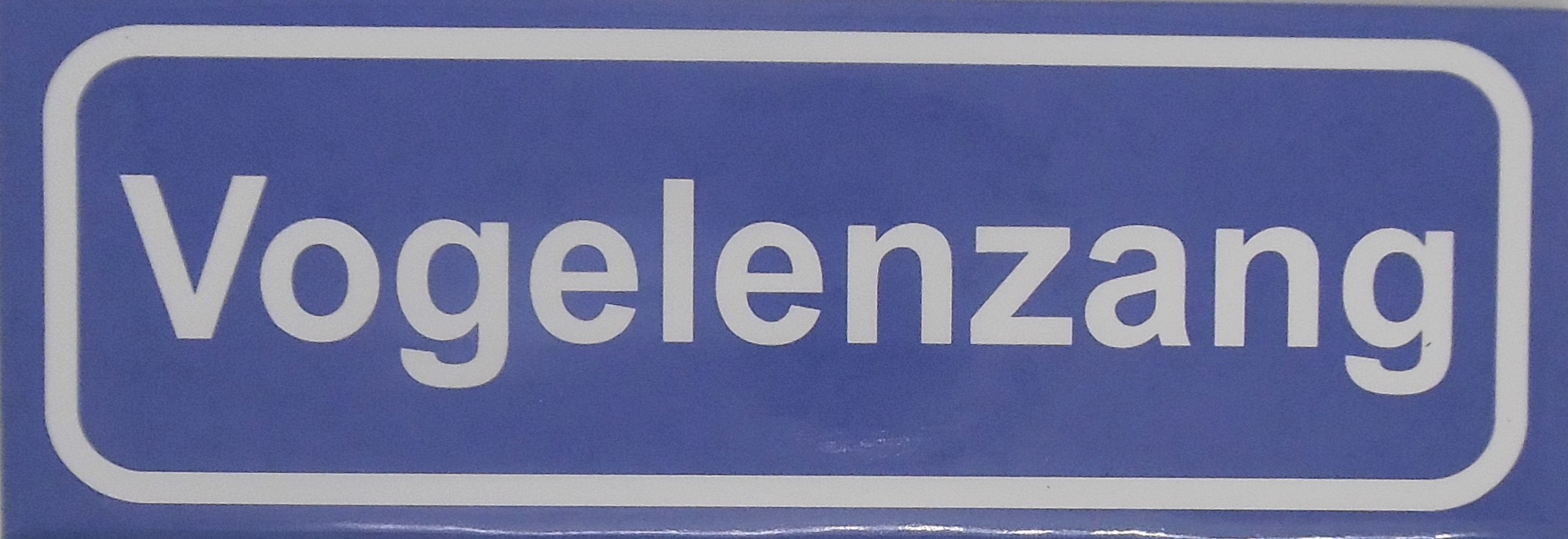 Koelkastmagneet plaatsnaambord Vogelenzang