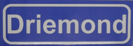 Koelkastmagneet plaatsnaambord Driemond