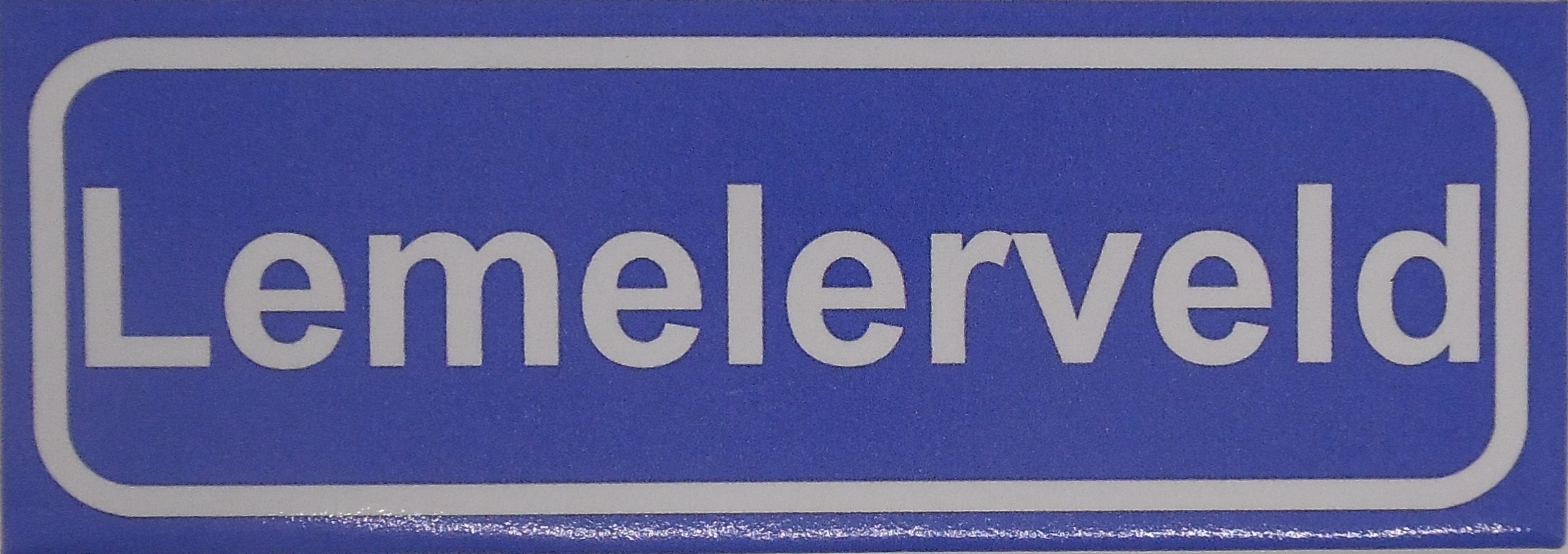 Koelkastmagneet plaatsnaambord Lemelerveld