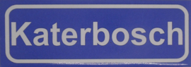 Koelkastmagneet plaatsnaambord Katerbosch