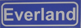 Koelkastmagneet plaatsnaambord Everland