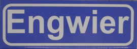 Koelkastmagneet plaatsnaambord Engwier