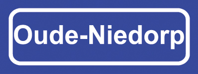 Koelkastmagneet plaatsnaambord Oude-Niedorp