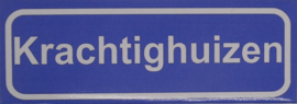 Koelkastmagneet plaatsnaambord Krachtighuizen