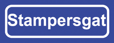 Koelkastmagneet plaatsnaambord Stampersgat
