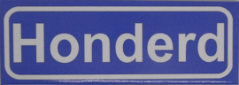 Koelkastmagneet plaatsnaambord Honderd