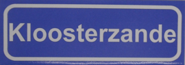 Koelkastmagneet plaatsnaambord Kloosterzande
